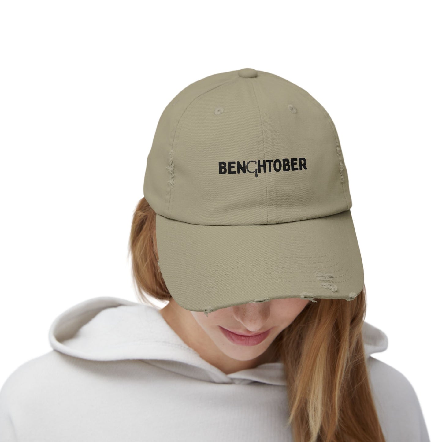 Benchtober Unisex Distressed Hat