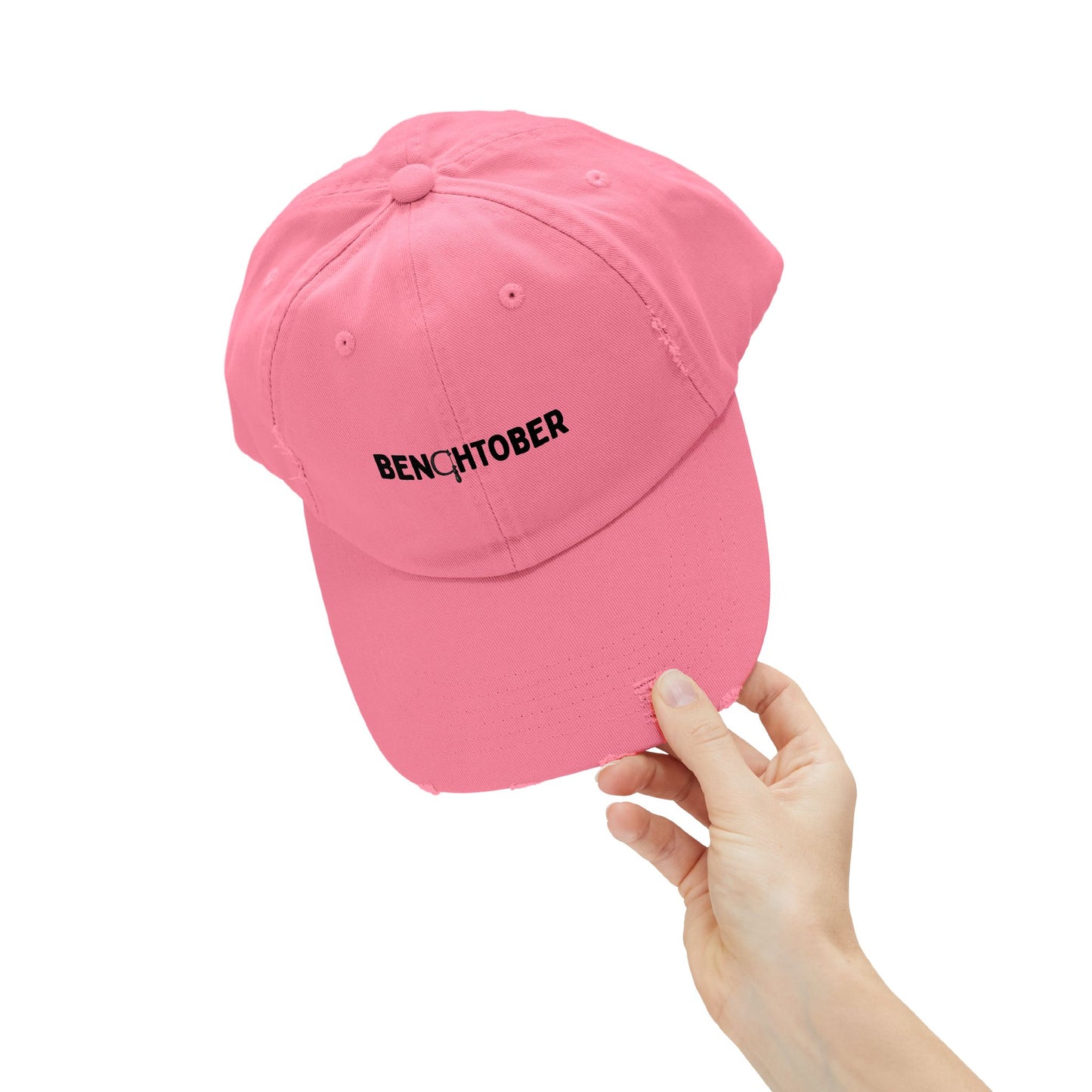 Benchtober Unisex Distressed Hat