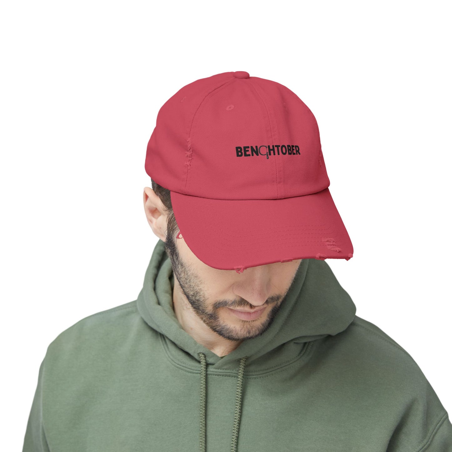 Benchtober Unisex Distressed Hat