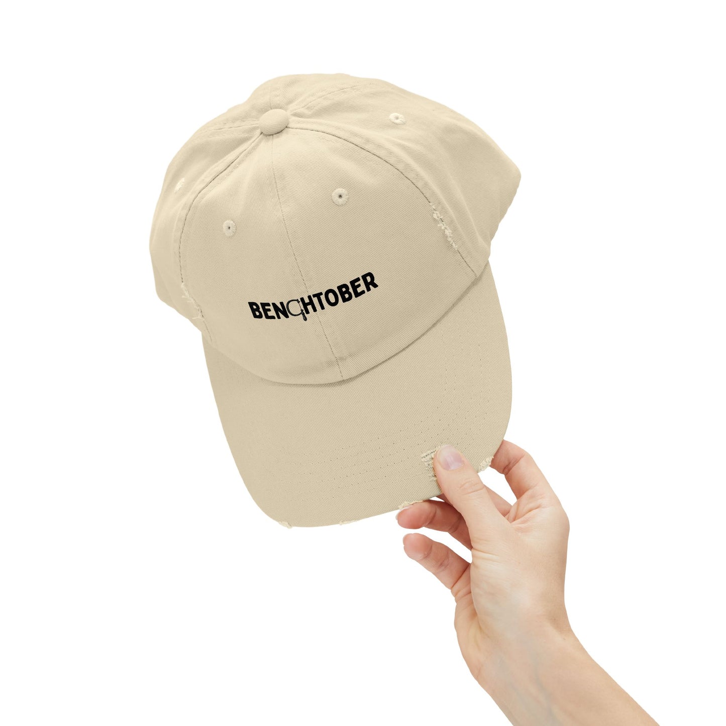 Benchtober Unisex Distressed Hat