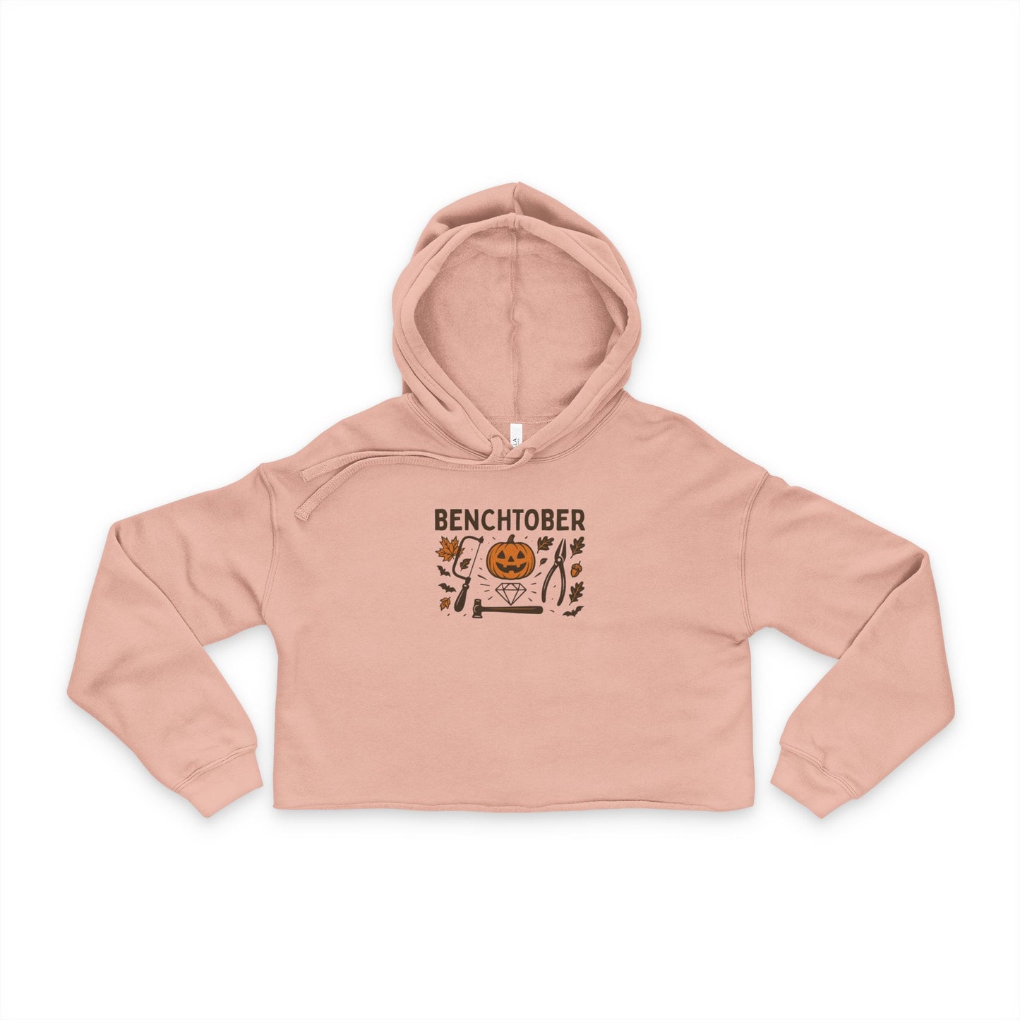 Benchtober Women's Cropped Hoodie