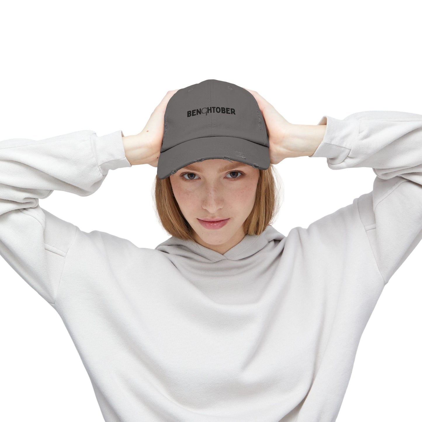 Benchtober Unisex Distressed Hat