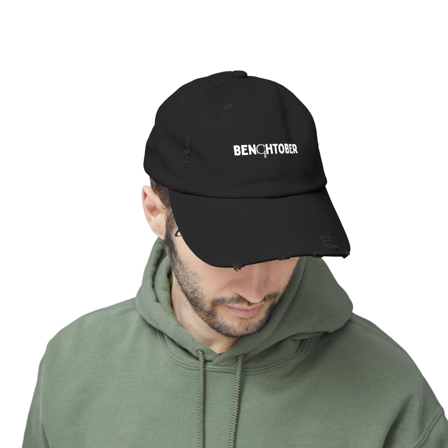Benchtober Unisex Distressed Hat