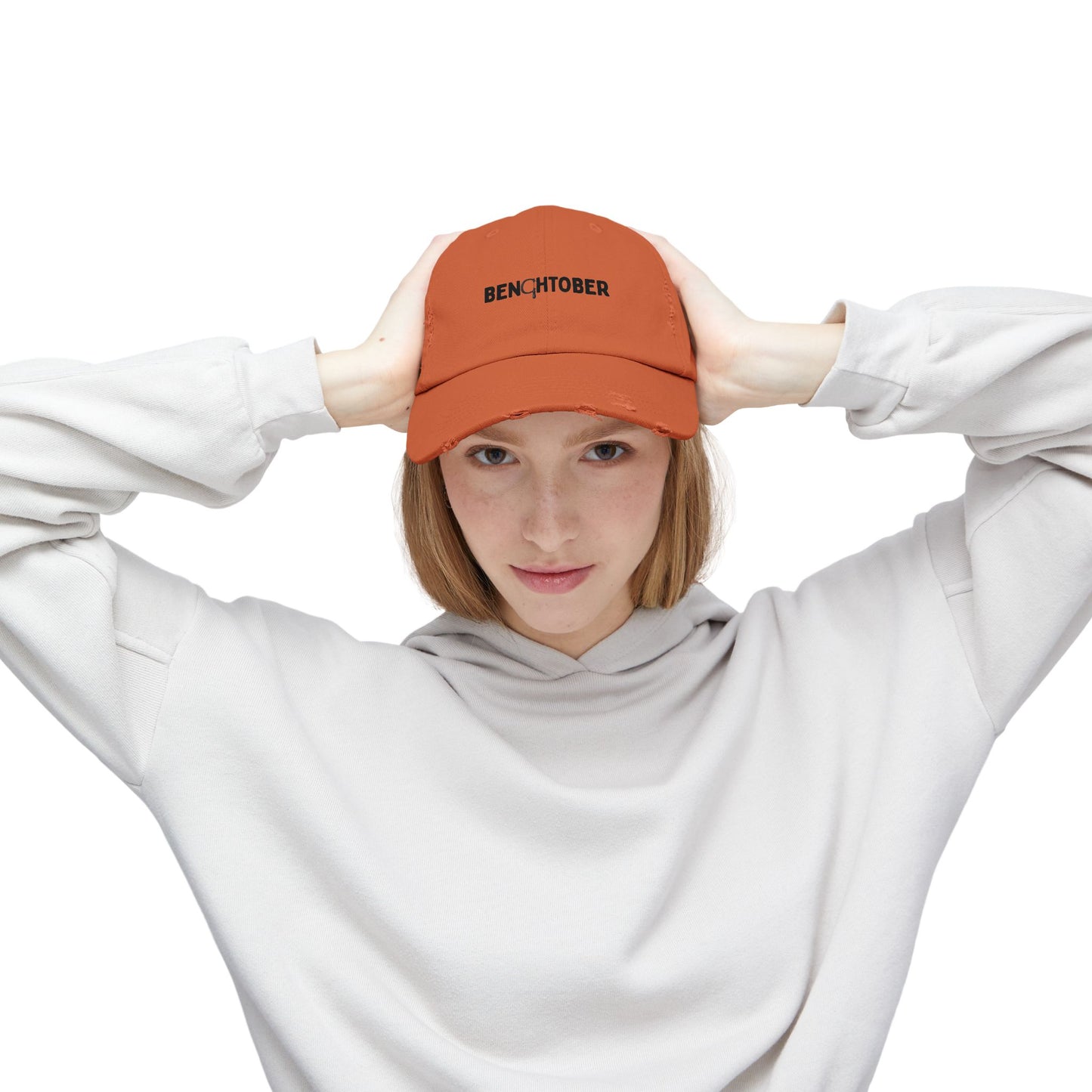 Benchtober Unisex Distressed Hat