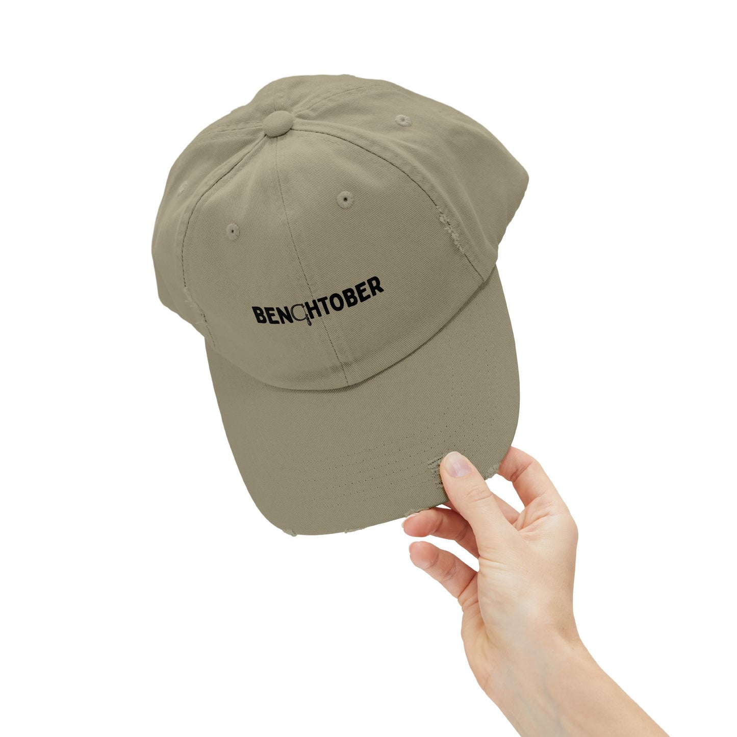 Benchtober Unisex Distressed Hat