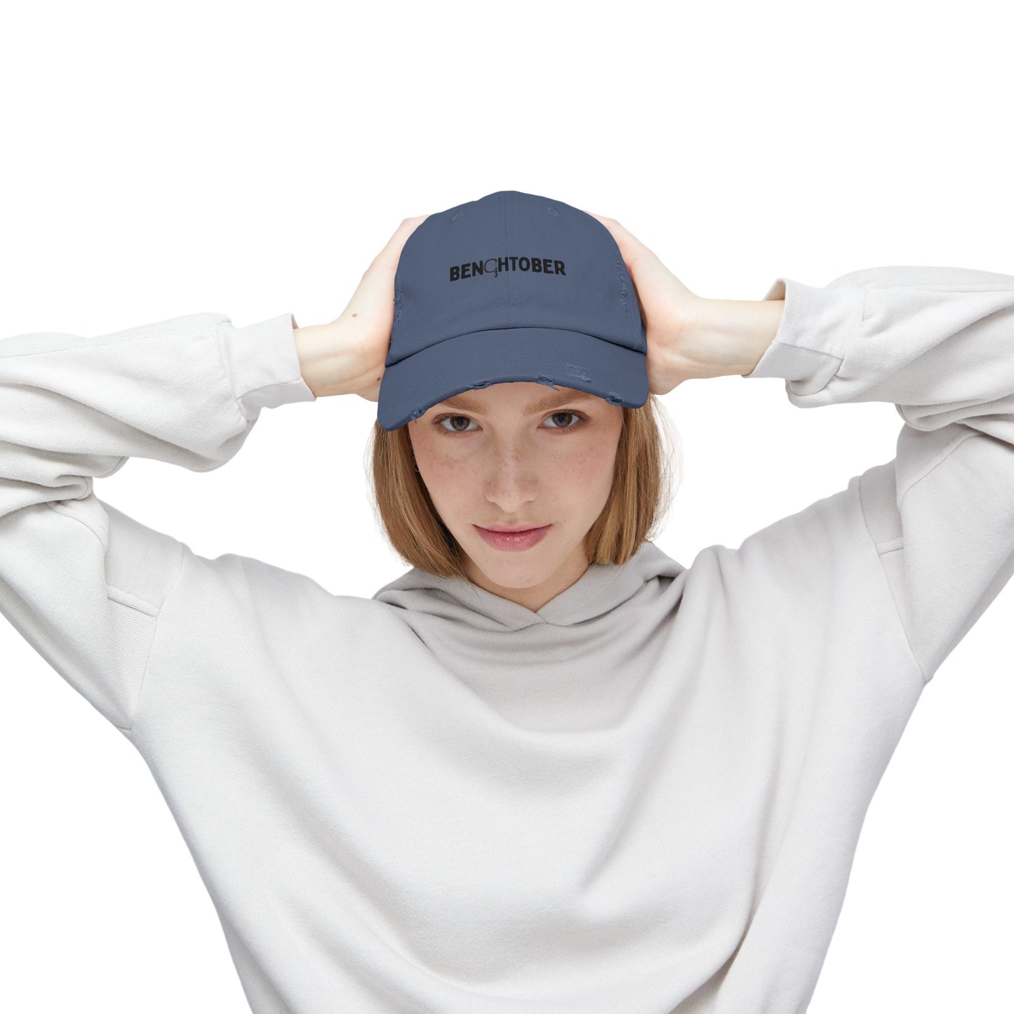 Benchtober Unisex Distressed Hat