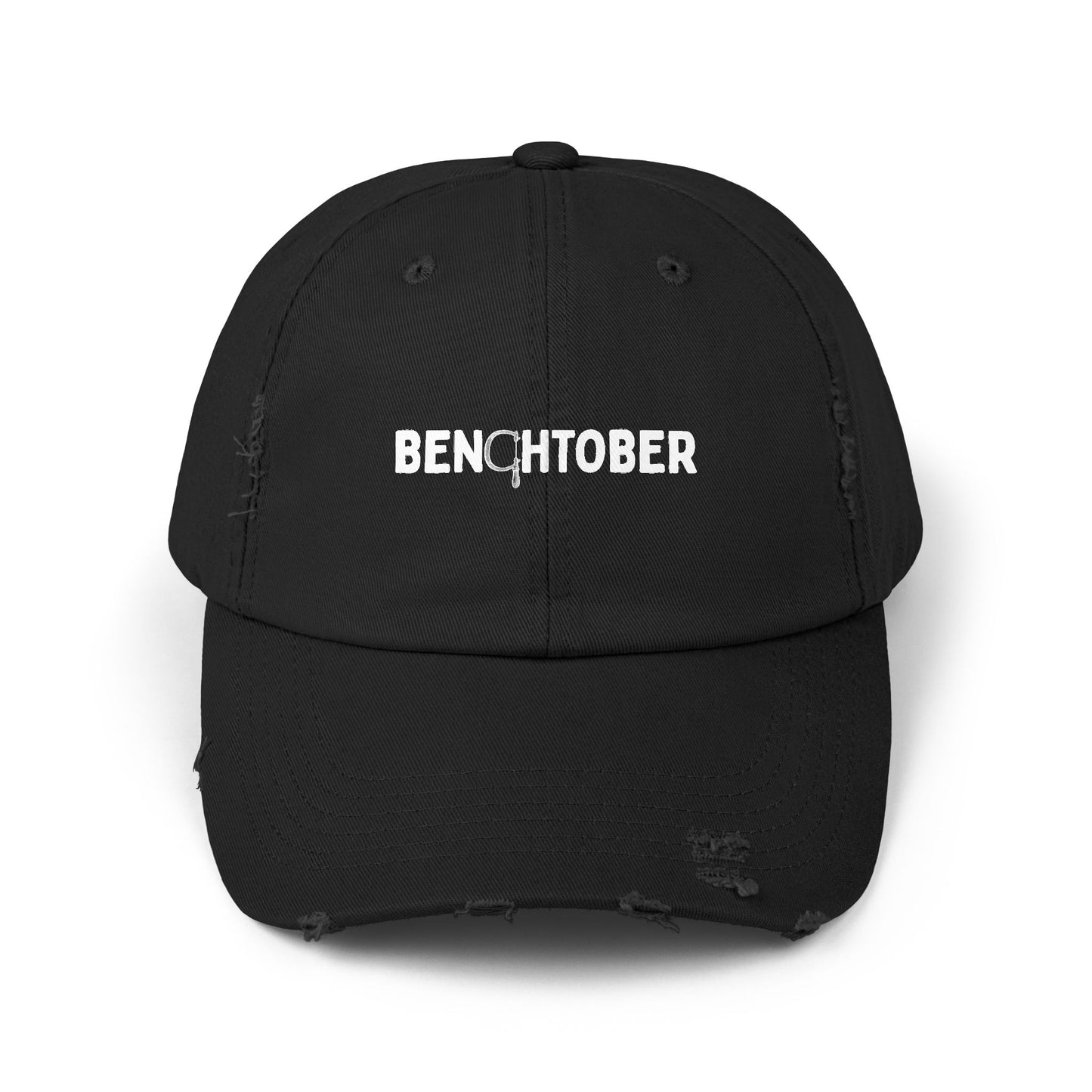 Benchtober Unisex Distressed Hat