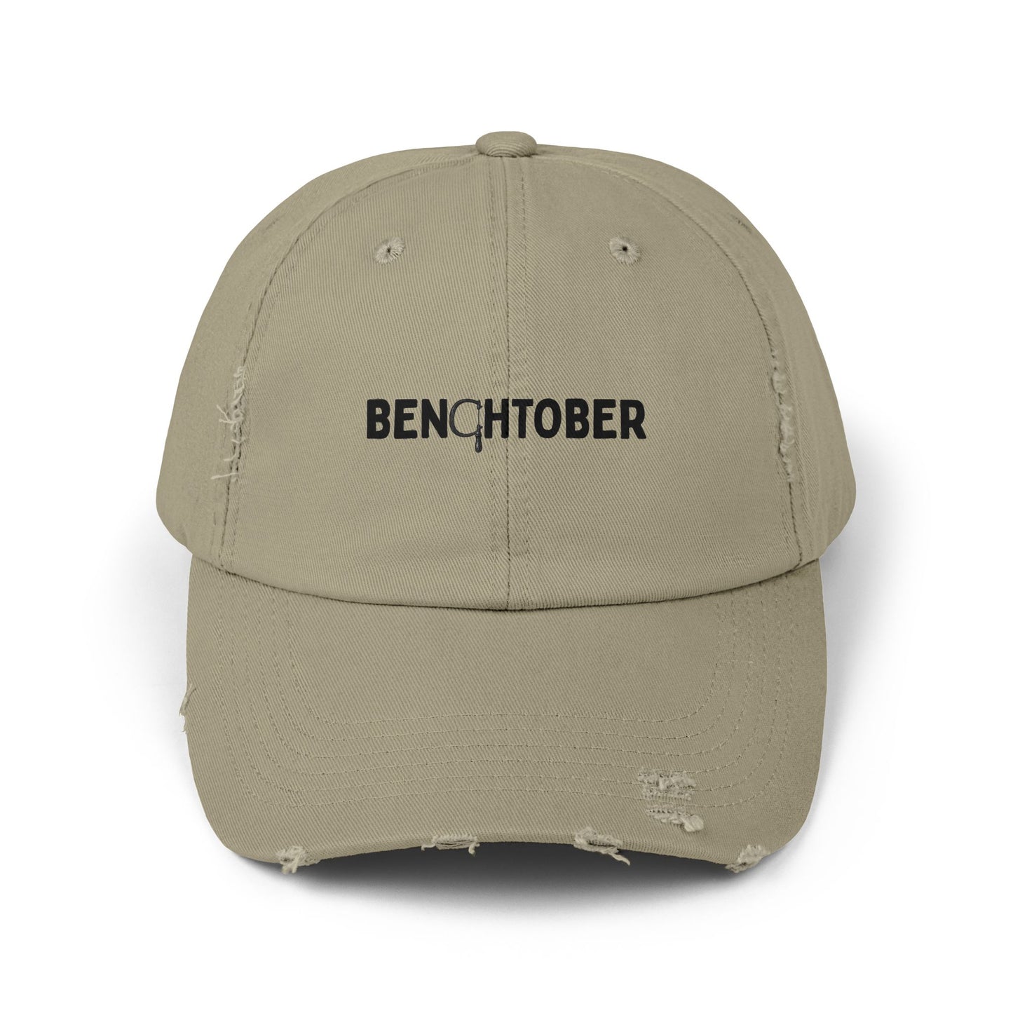 Benchtober Unisex Distressed Hat