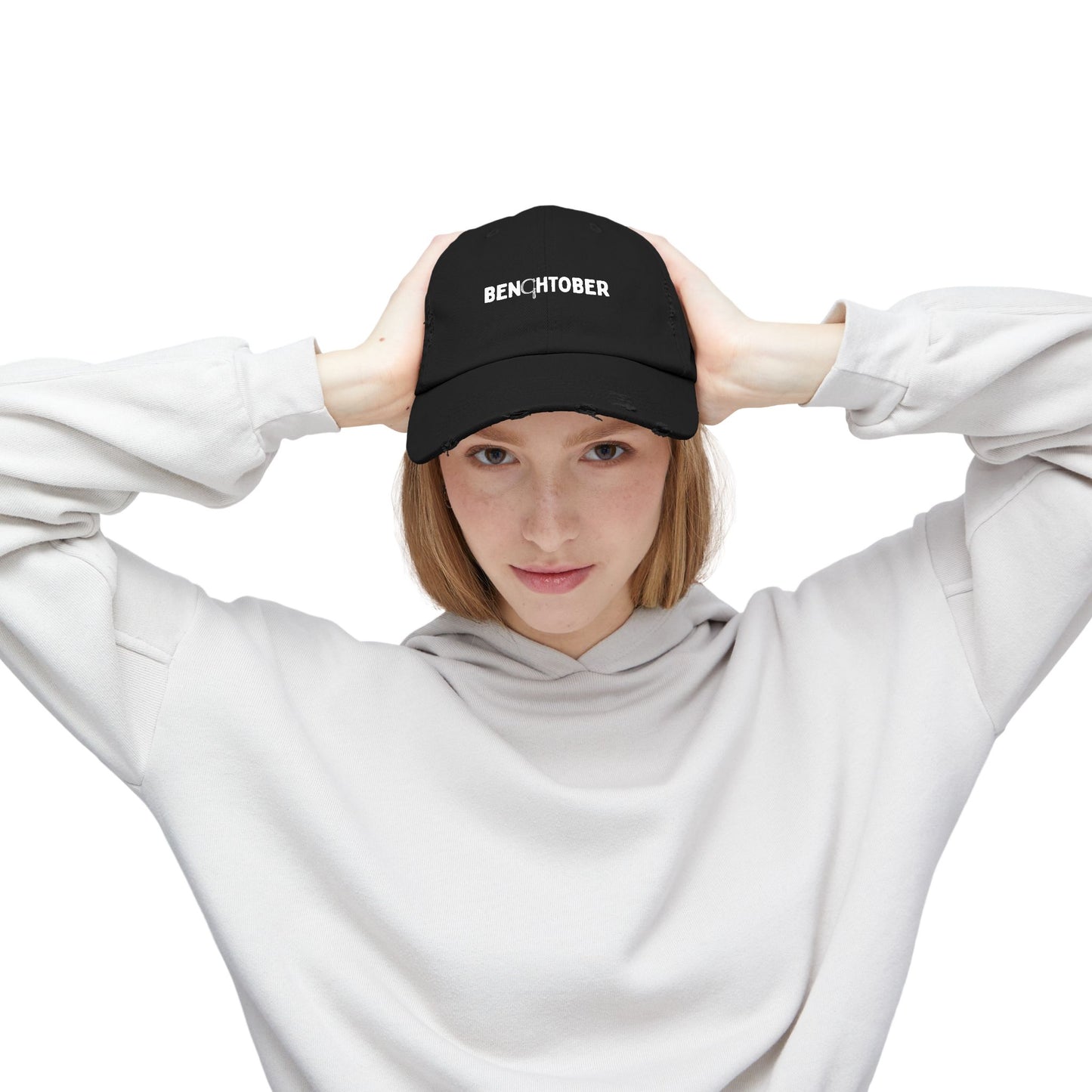 Benchtober Unisex Distressed Hat