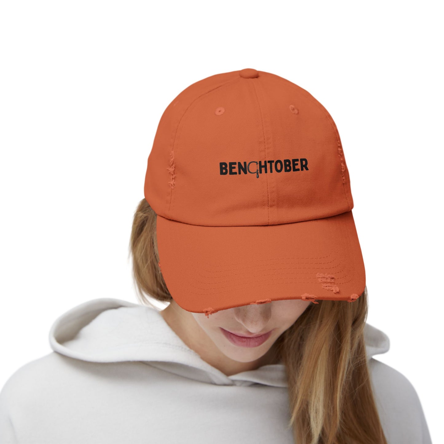 Benchtober Unisex Distressed Hat