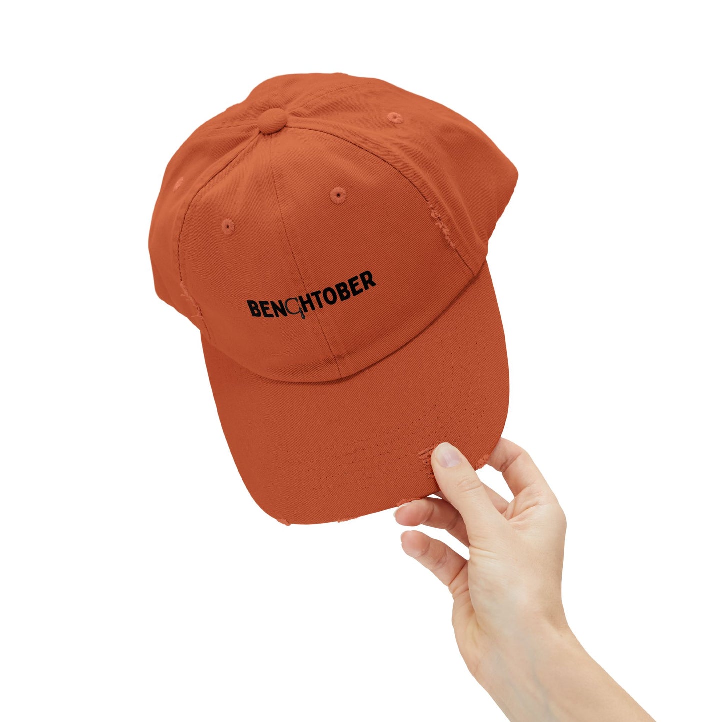 Benchtober Unisex Distressed Hat