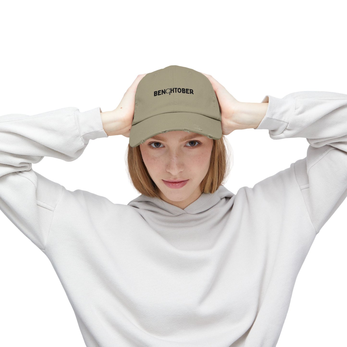 Benchtober Unisex Distressed Hat