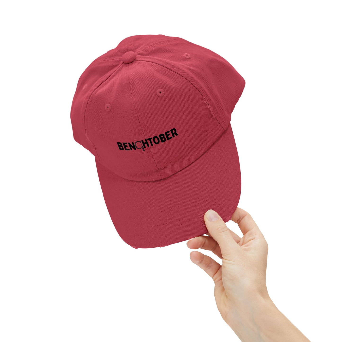 Benchtober Unisex Distressed Hat