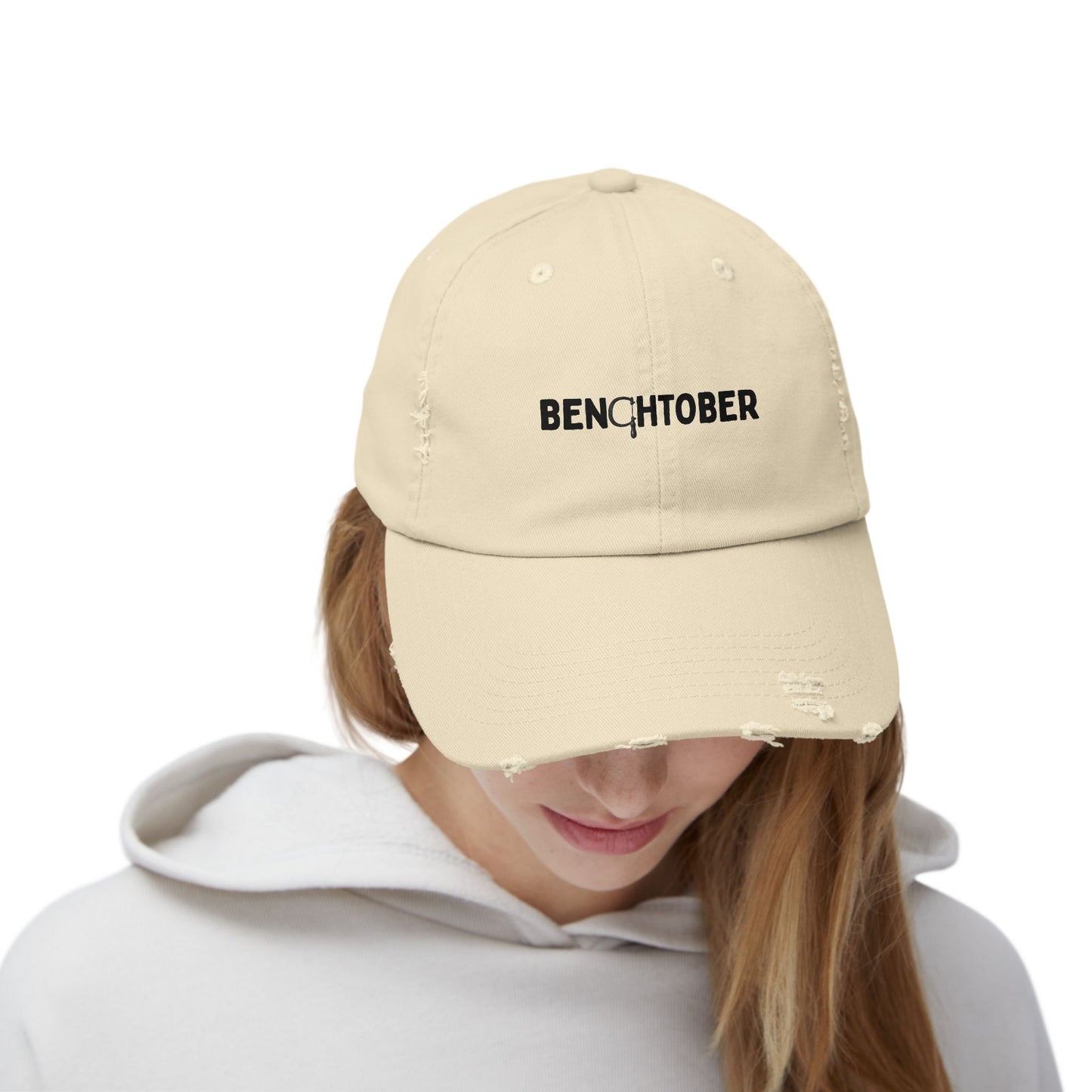 Benchtober Unisex Distressed Hat