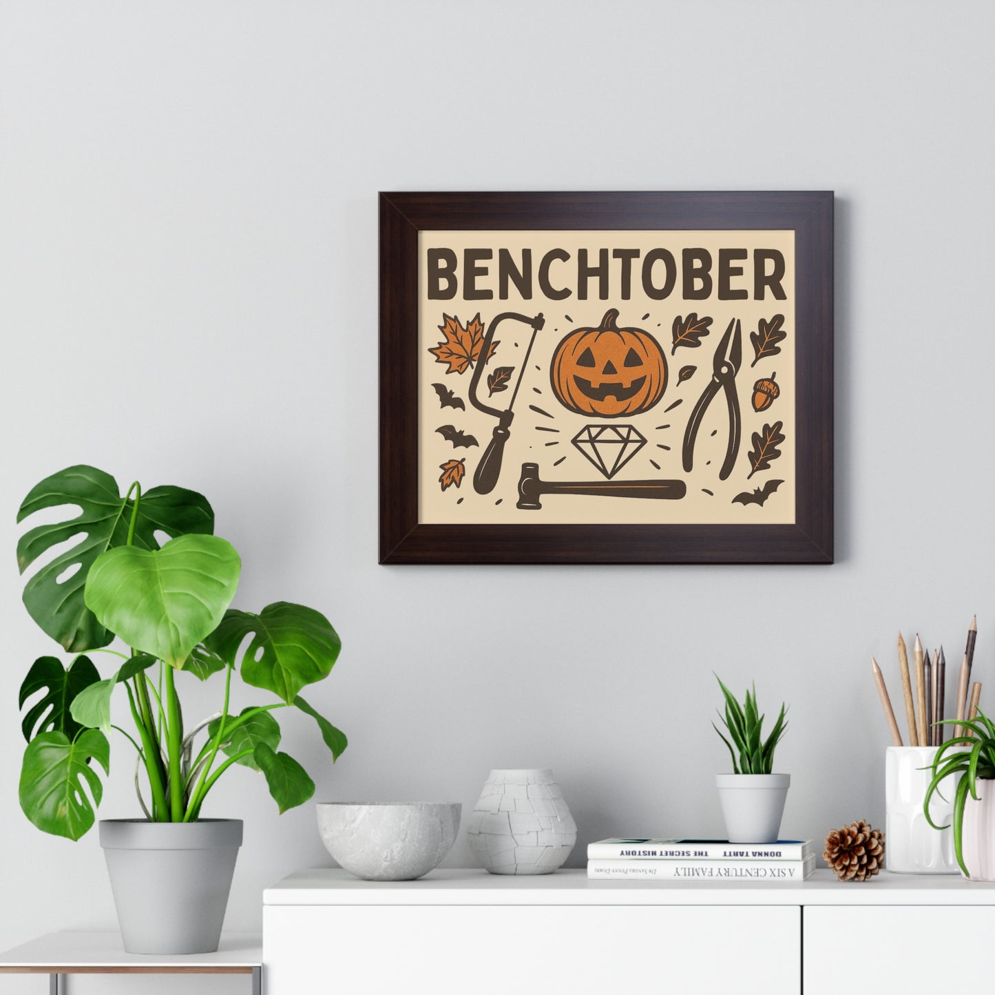 Benchtober Framed Poster