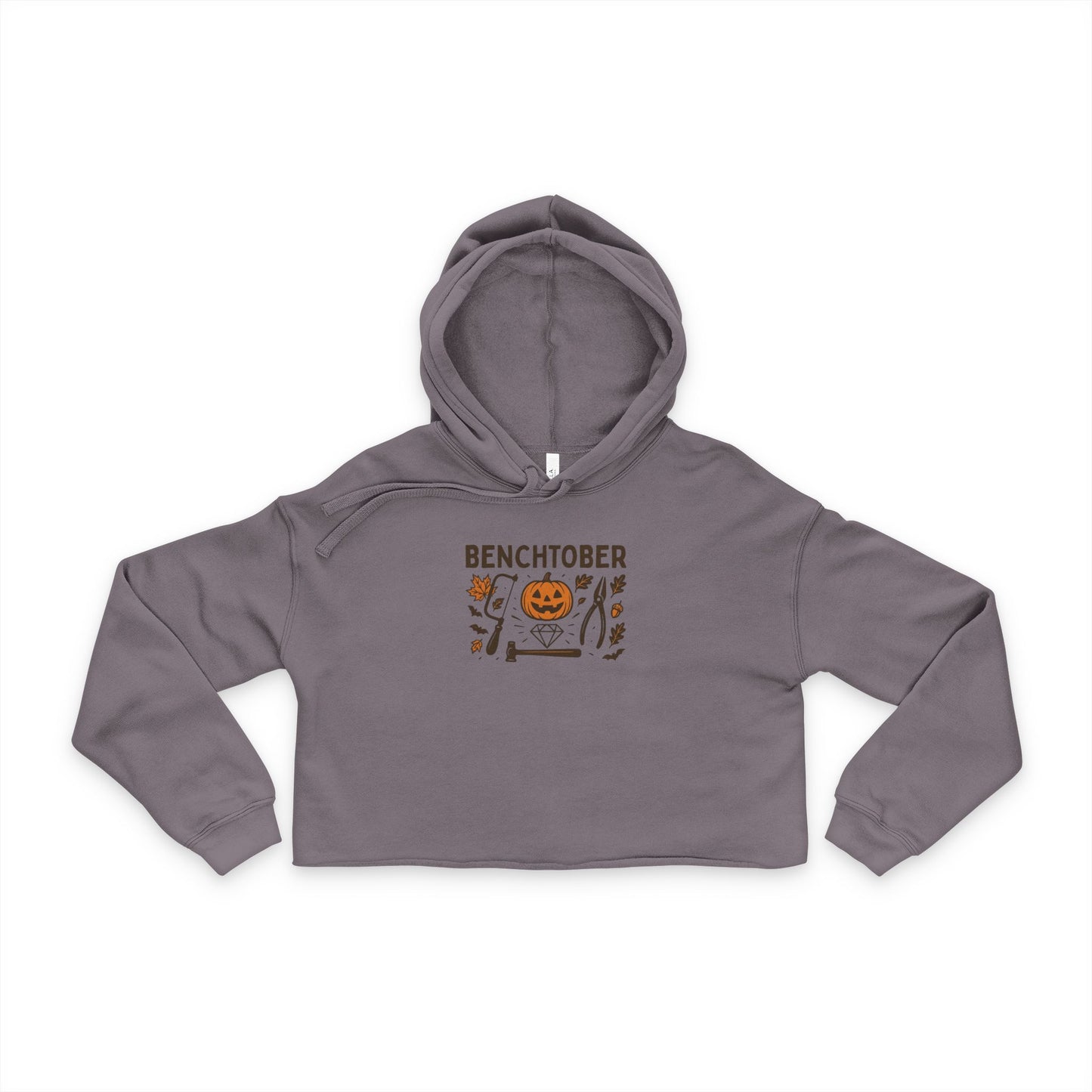 Benchtober Women's Cropped Hoodie