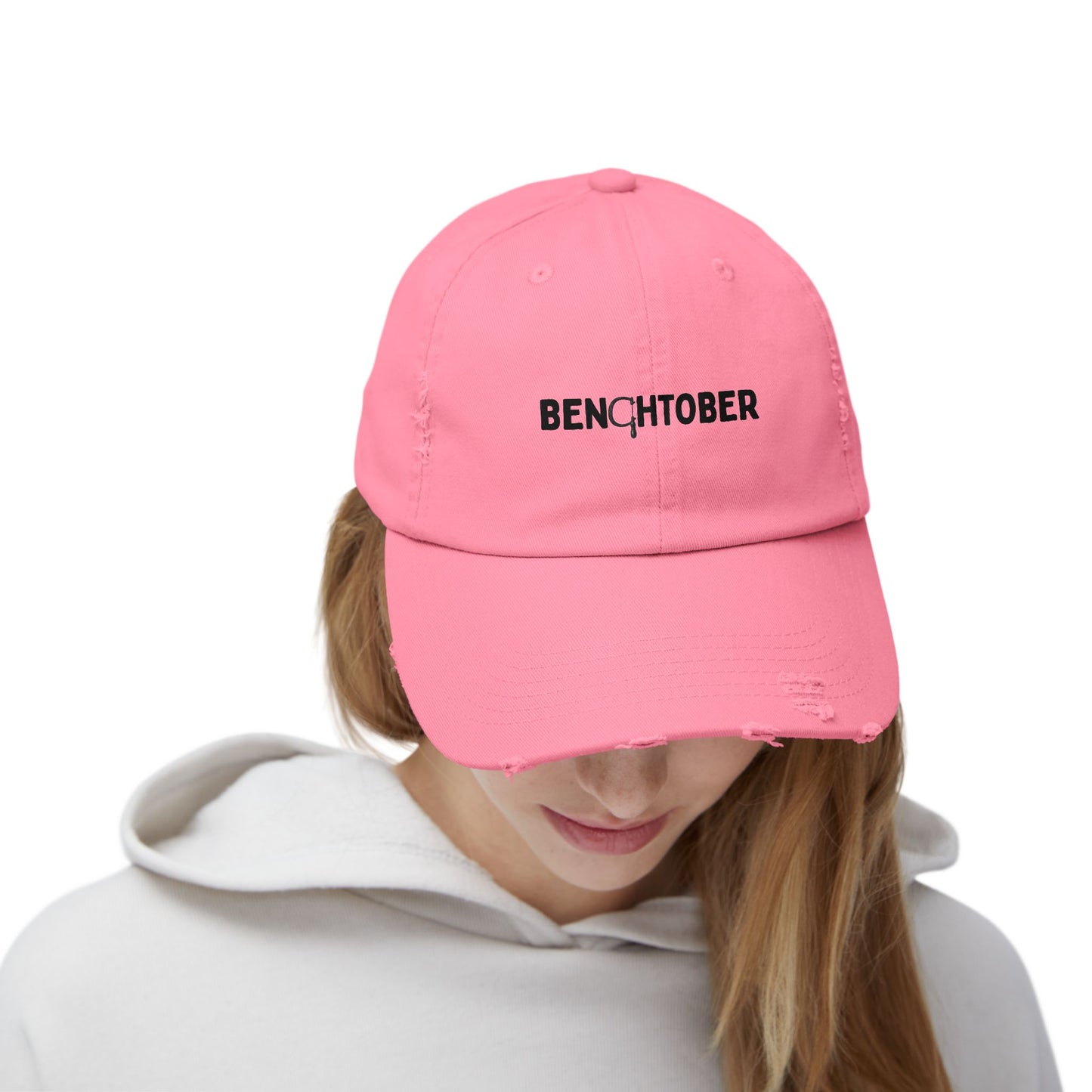Benchtober Unisex Distressed Hat