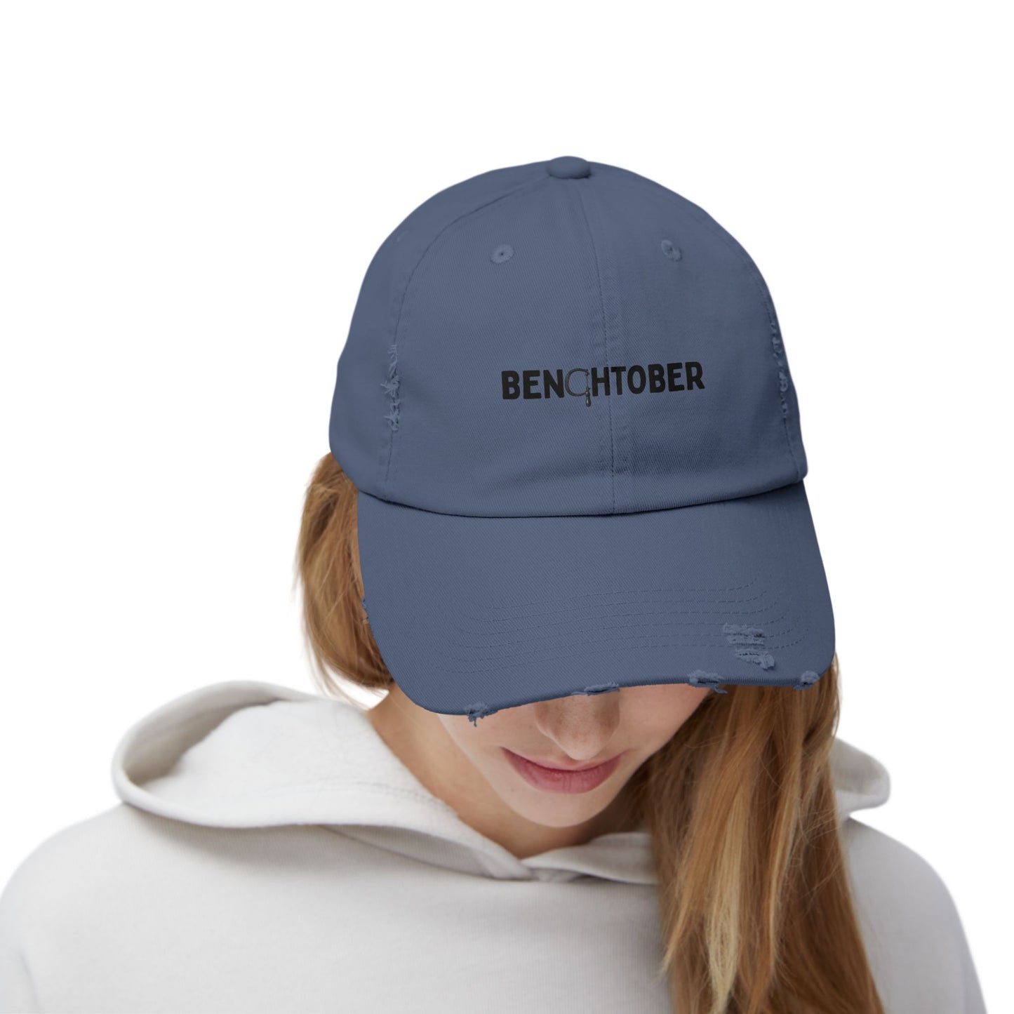 Benchtober Unisex Distressed Hat