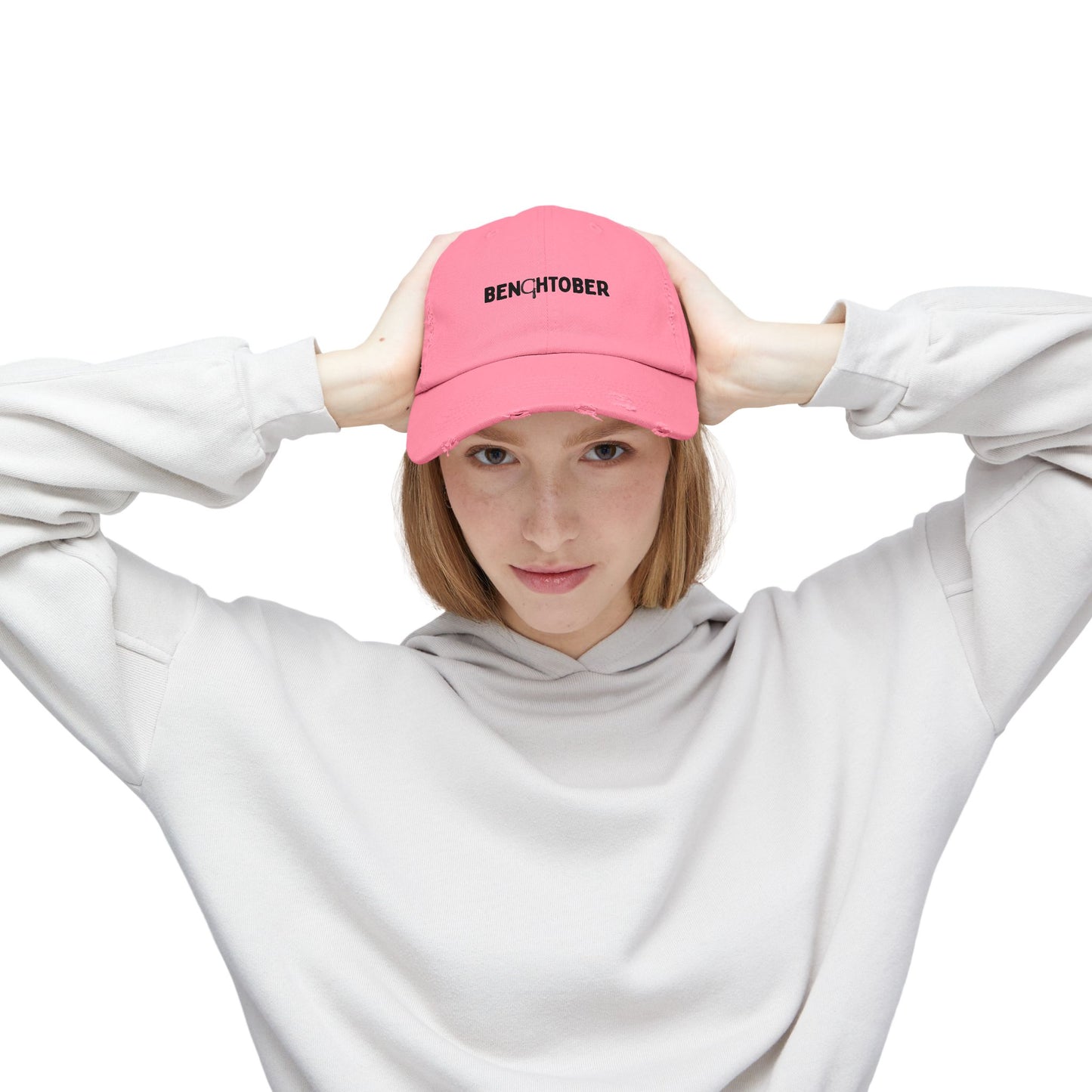 Benchtober Unisex Distressed Hat