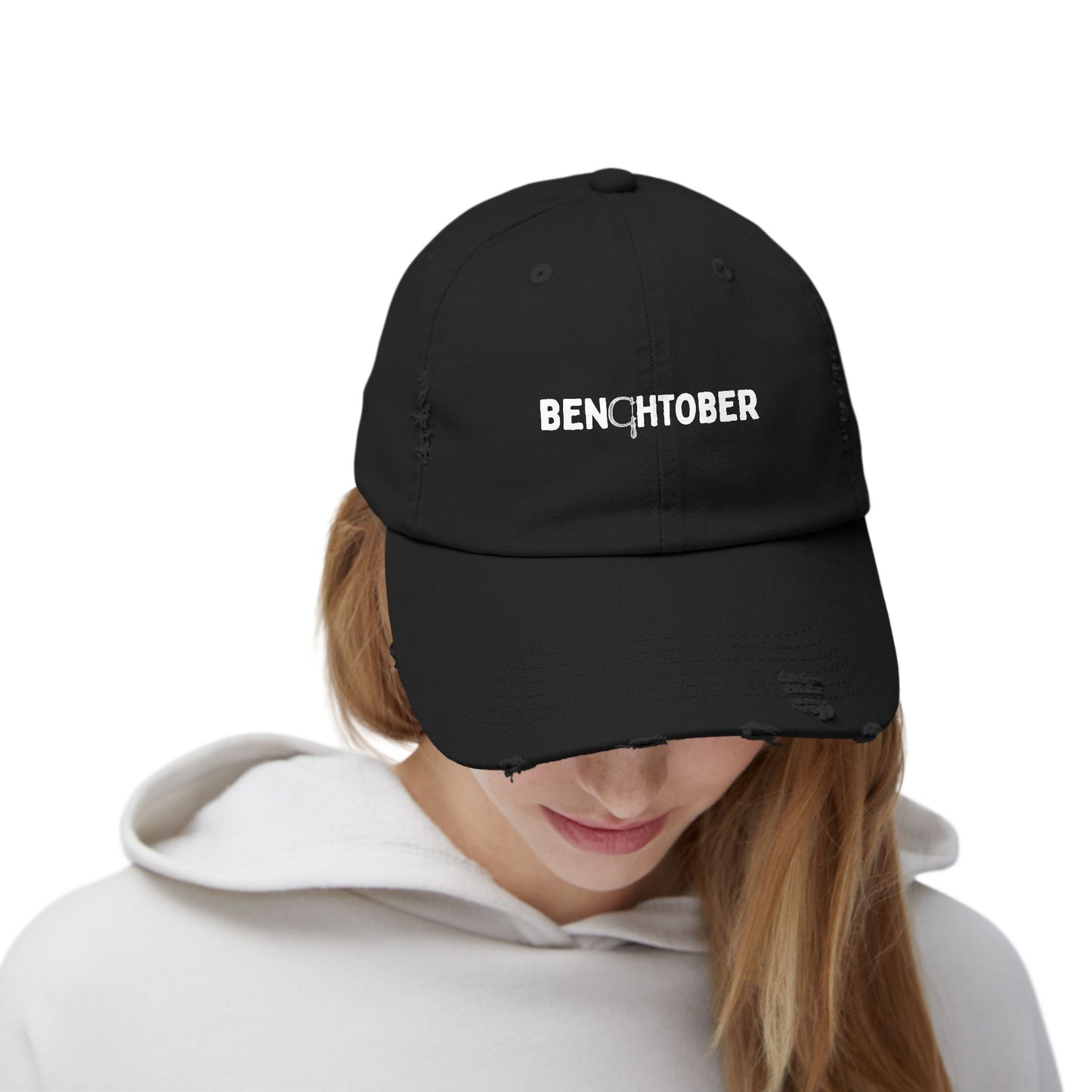 Benchtober Unisex Distressed Hat