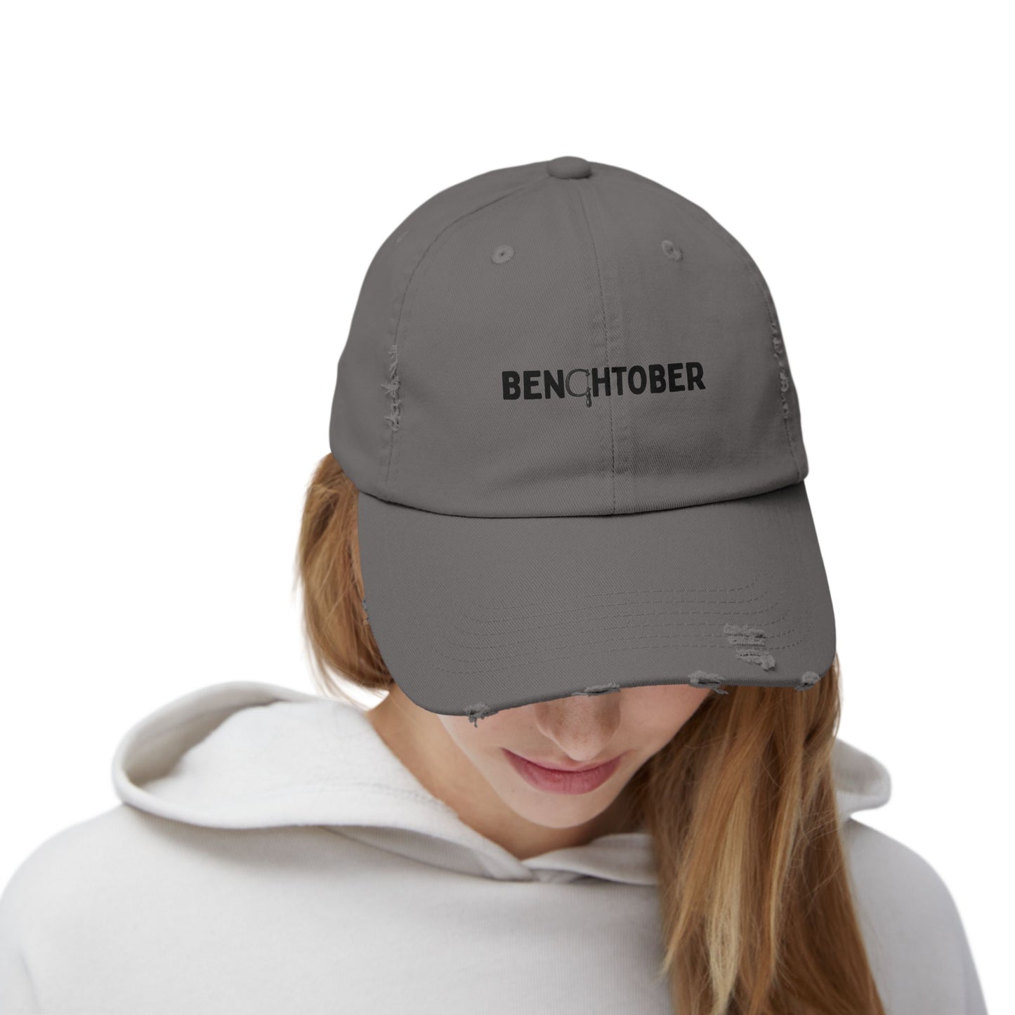 Benchtober Unisex Distressed Hat