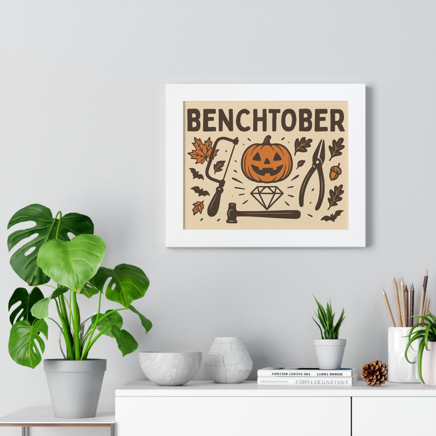 Benchtober Framed Poster