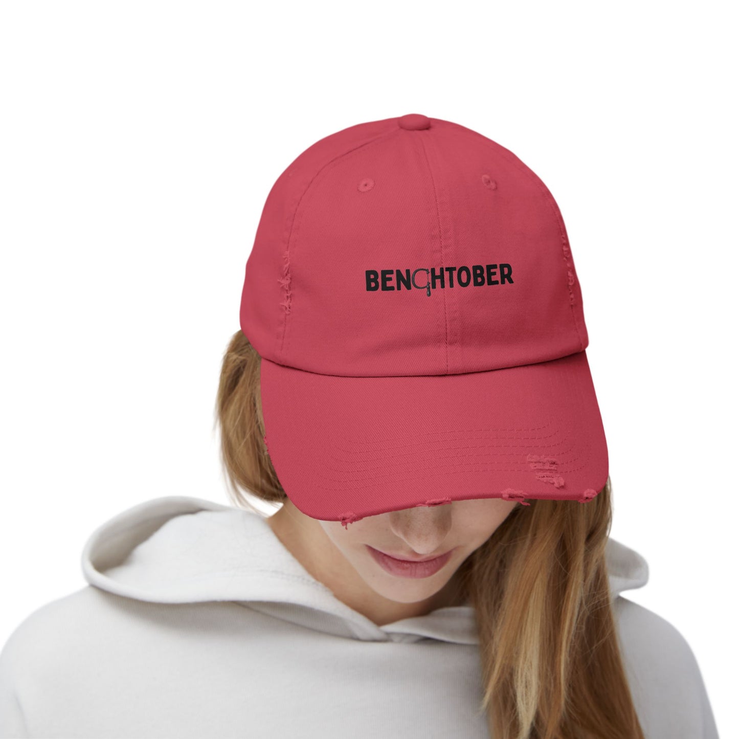 Benchtober Unisex Distressed Hat