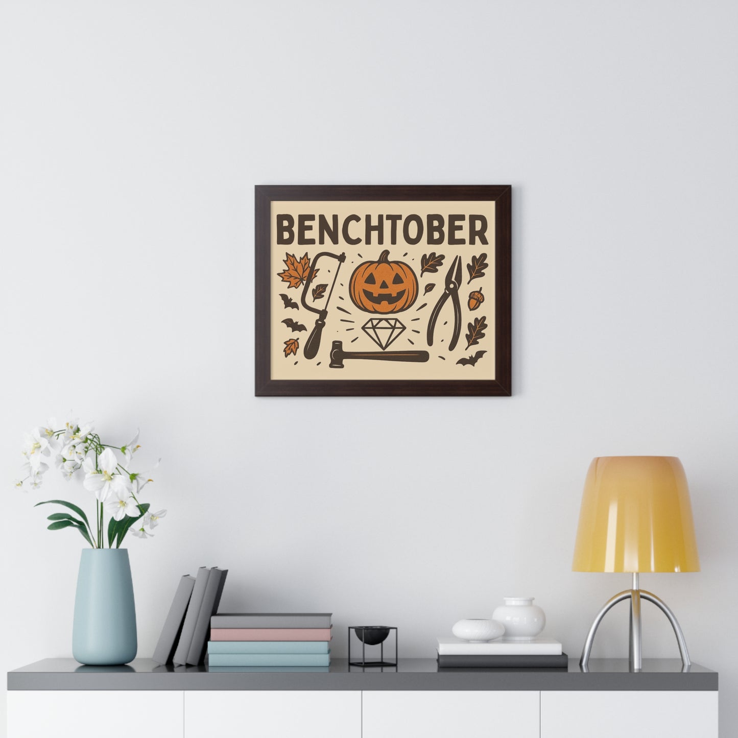 Benchtober Framed Poster