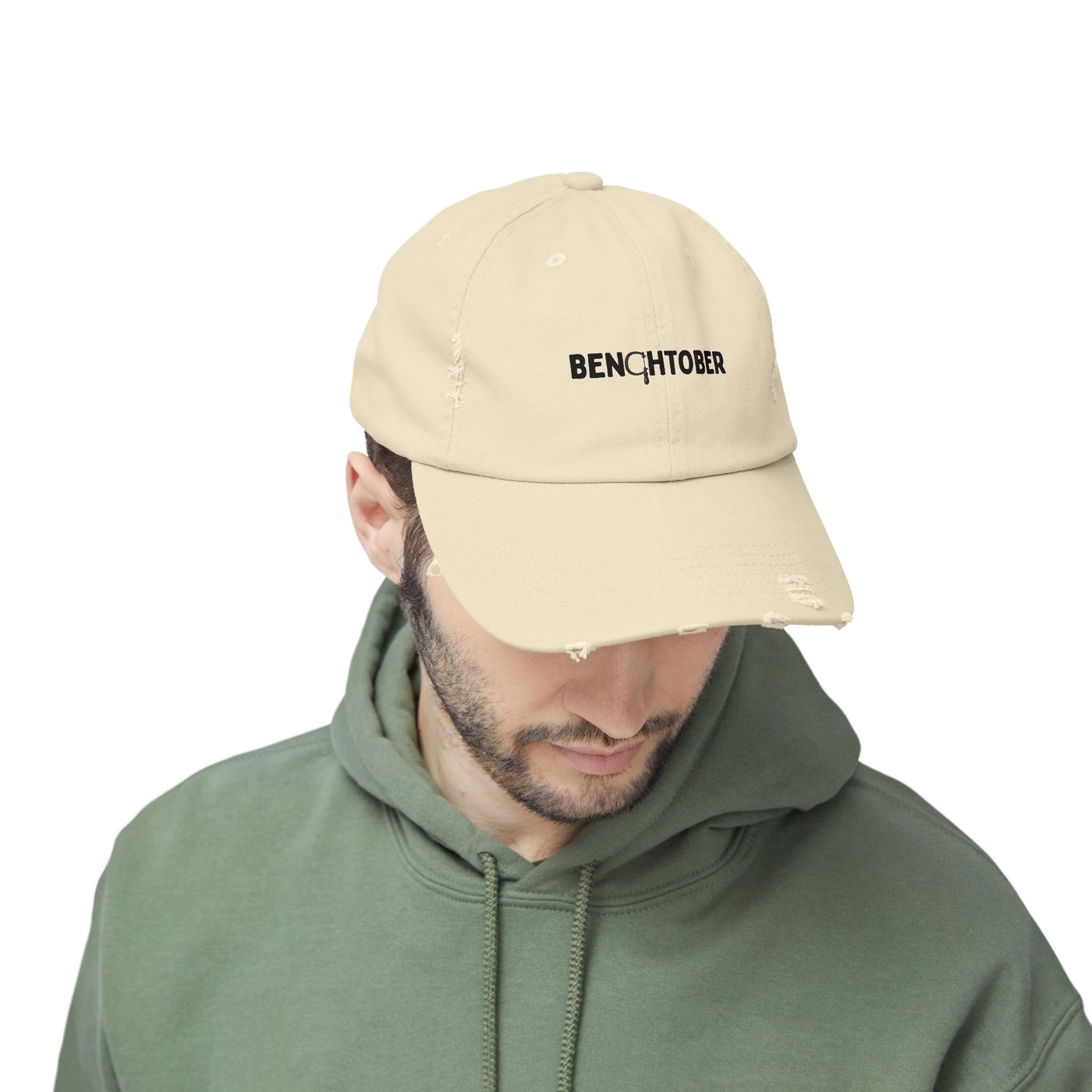 Benchtober Unisex Distressed Hat