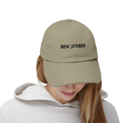 Benchtober Unisex Distressed Hat