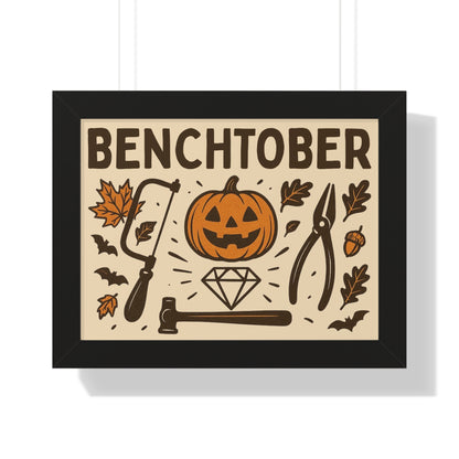 Benchtober Framed Poster