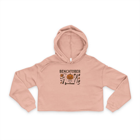 Benchtober Women's Cropped Hoodie