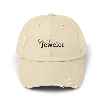 Bench Jeweler Unisex Distressed Hat