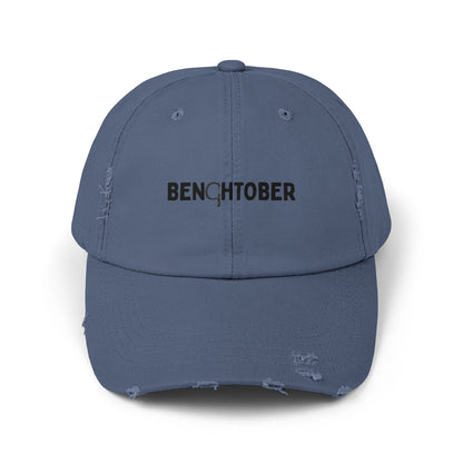 Benchtober Unisex Distressed Hat