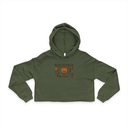 Benchtober Women's Cropped Hoodie