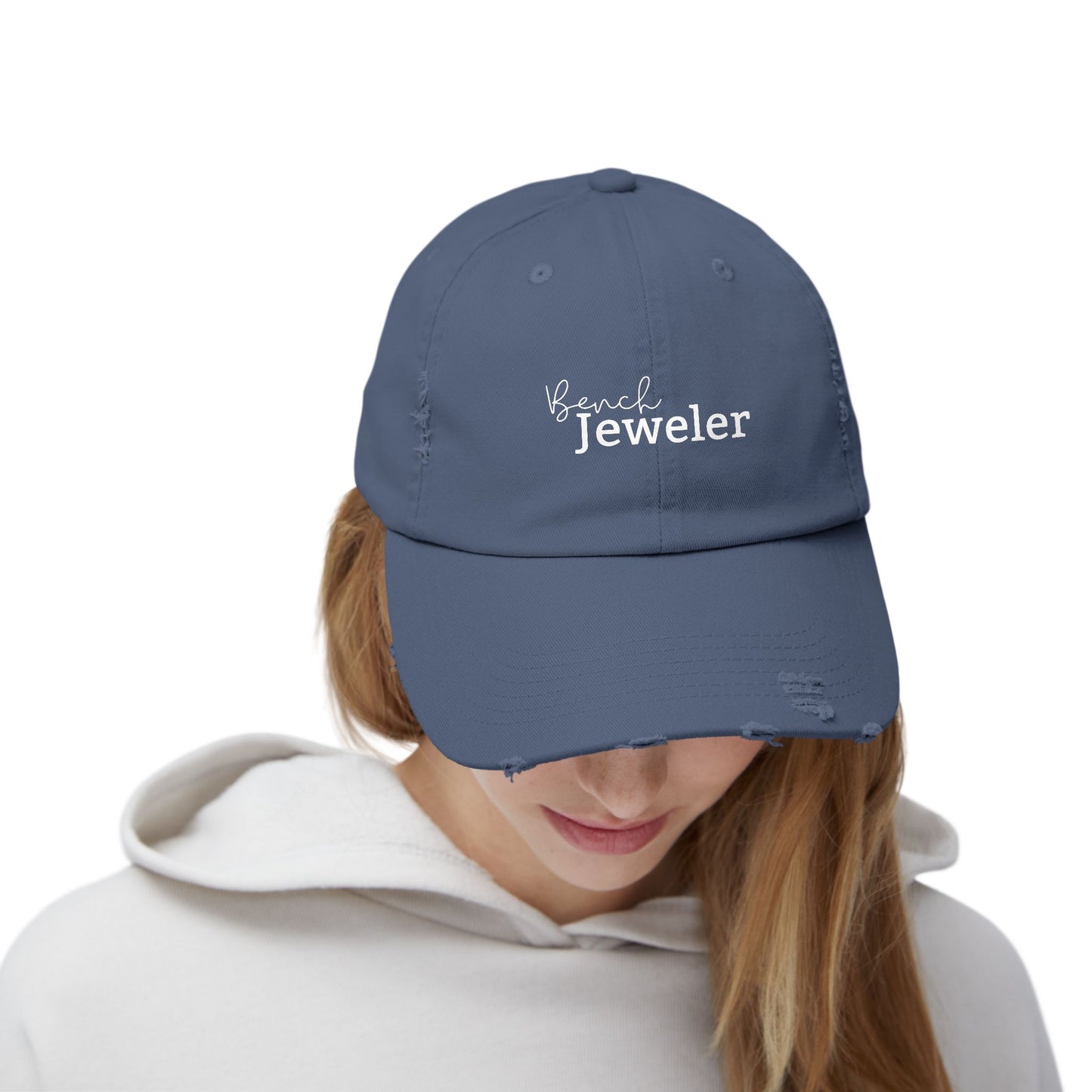 Bench Jeweler Unisex Distressed Hat