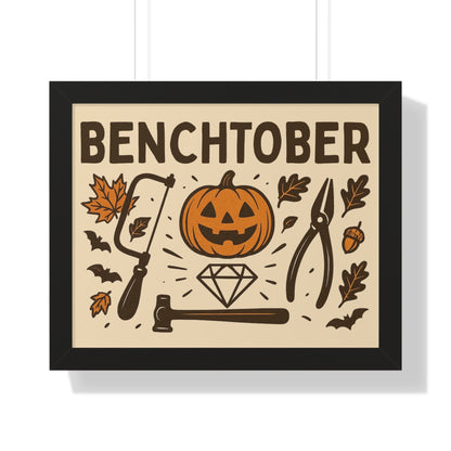 Benchtober Framed Poster