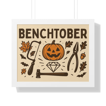 Benchtober Framed Poster