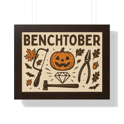 Benchtober Framed Poster