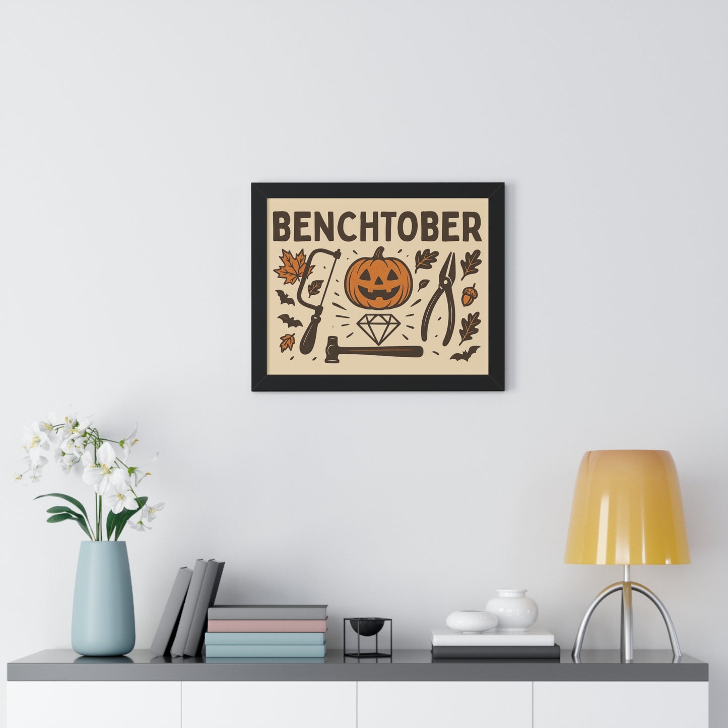 Benchtober Framed Poster