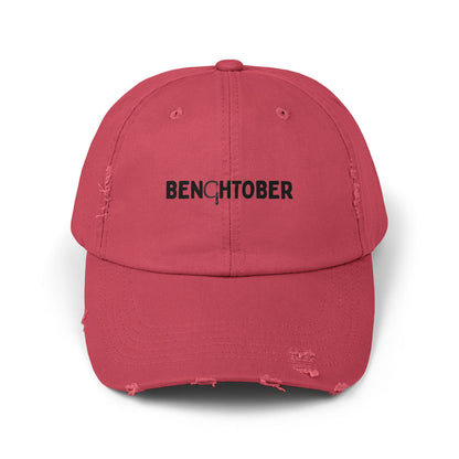 Benchtober Unisex Distressed Hat