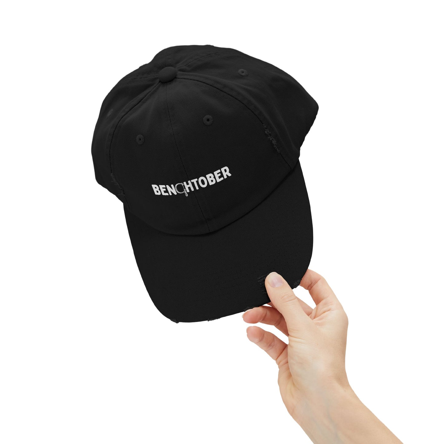 Benchtober Unisex Distressed Hat