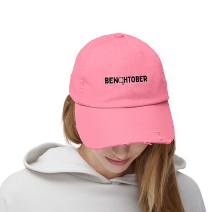 Benchtober Unisex Distressed Hat