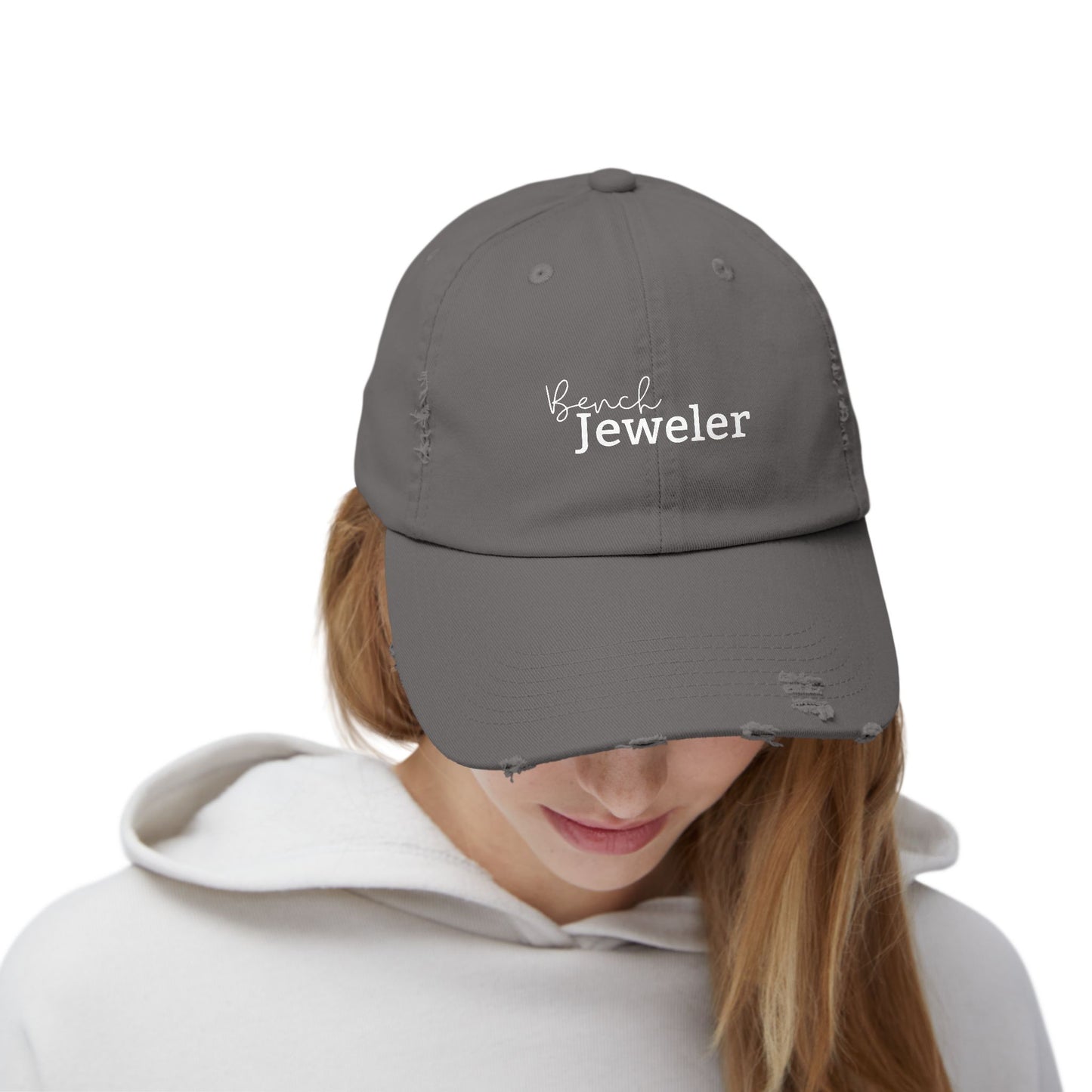 Bench Jeweler Unisex Distressed Hat