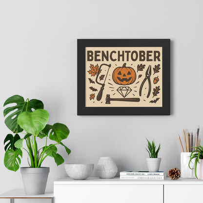 Benchtober Framed Poster