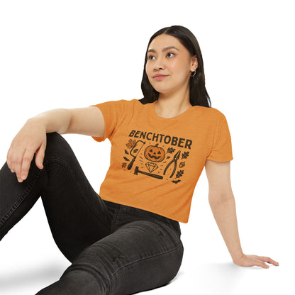 Benchtober Women's Crop Top Tee